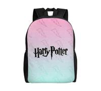 Sac à dos Harry Potter pour adolescent, cartable en toile, sac à dos pour ordinateur portable, unisexe - HXN2086 Noir