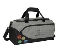 Harry Potter House of Champions Sac de Sport, Sac à Dos, idéal pour Les Enfants de différents âges, Confortable et Polyvalent, qualité et résistance, 50 x 25 x 25 cm, Gris mélange/Noir, Gris
