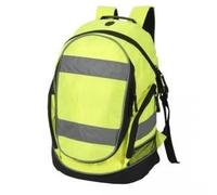 Sac à dos haute visibilité sécurité cycliste motard