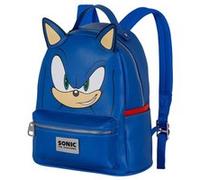 Sac à dos Heady - Sonic Face - Bleu - Taille Unique Bleu G