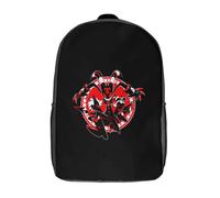 Sac à dos Helluva Boss Moxxie, sac à bandoulière basique, sac à dos, cartable, sac à dos - XTYD1727 Noir