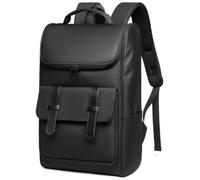 Sac a Dos Homme d'Affaire Ordinateur 15.6 Pouces Sac a Dos Femme Elegant Imperméable pour Collège Travail Voyage-Noir