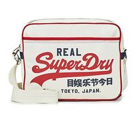 Superdry Sac à dos femme RETRO ALUMNI MESSENGER BAG Blanc Unique