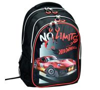 Sac à dos - HOT WHEELS - No Limit - 43 CM - 2 Compartiments - Noir - Enfant