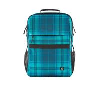 HP - PC Sac à Dos HP Campus XL, Mixte, Tartan Bleu, 16,1