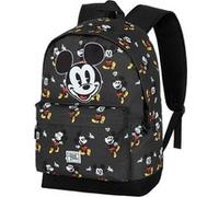 Mickey Mouse Looks-Sac à Dos HS Plus, Noir, 30 x 44 cm, Capacité 23 L