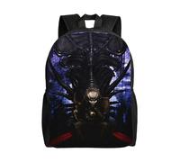 Sac à dos humoristique Alien vs Predator pour voyage, anime, ordinateur portable - LDYH325 Noir