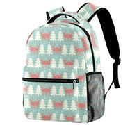 Sac à dos illustré de cerf Sika pour filles et garçons, idéal l'école