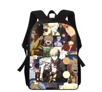 Sac à dos imprimé 3D Anime Fate/Gilgamesh pour enfants, 40 cm, pour l'école primaire, pour garçons et filles Noir