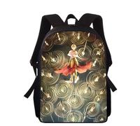 Sac à dos imprimé 3D Anime Fate/Gilgamesh pour enfants, 40 cm, pour l'école primaire, pour garçons et filles Noir