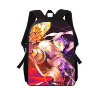 Sac à dos imprimé 3D Anime Fate/Gilgamesh pour enfants, 40 cm, pour l'école primaire, pour garçons et filles Noir