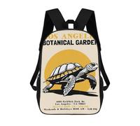 Sac À Dos Imprimé En 3D Los Angeles Botanical Garden Poster Sacs D'école Pour Enfants, Sacs À Livres, Sac À Dos De Voyage Léger, Sac D'école Pour Garçons Et Filles, Élèves Du Collège 17inch
