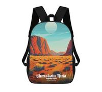 Sac À Dos Imprimé En 3D Uluru-Kata Tjuta National Park Australia Sacs D'école Pour Enfants, Sacs À Livres, Sac À Dos De Voyage Léger, Sac D'école Pour Garçons Et Filles, Élèves Du Collège 17inch