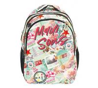 Sac À Dos Imprimé Plage 48 Cm - 2 Compartiments Zippés - Maui & Sons Multicolore TU