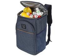 Sac à dos isotherme 18 L 24 canettes,Sac à dos de grande capacité avec refroidisseur,Sac à dos polyvalent pour homme et femme,Pour le travail, la plage, les voyages, le camping, la randonnée