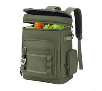 Sac à dos isotherme compact de 30 l pour un rangement efficace et une portabilité lors du camping, du pique-nique, de la plage et des randonnées (vert)