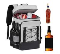 Sac à dos isotherme, grande capacité, sac à dos à glace portable | Sac à dos fourre-tout étanche pour camping, pêche, plage, pique-nique, travail, randonnée, voyage, école