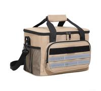 Sac à dos isotherme pour pique-nique, camping, randonnée, activités de plein air, peut contenir de la nourriture et des boissons avec sangles antidérapantes lourdes, facile à transporter (jaune)