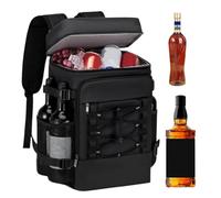 Sac à dos isotherme - Sac isotherme doux | Sac à dos portable pour homme et femme | Sac fourre-tout réutilisable pour voyage, randonnée, plage, camping, pique-nique, école, déjeuner, travail, stockage