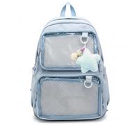 Sac à dos Ita, sac à dos Kawaii avec fenêtres d'affichage broches pour anime et cosplay Sacs Ita avec breloque étoile et compartiment spacieux pour l'école, les voyages, les conventions Sacs Kawaii