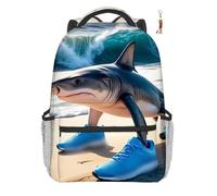 Sac à dos italien Anime avec porte-clés, sac à dos mignon pour ordinateur portable de 41,9 cm, imprimé 3D, grand sac de voyage, sac de sport, sac à dos d'affaires respirant, sac confortable pour