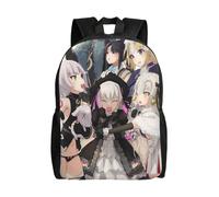 Sac à dos Jack l'Éventreur, imprimé en 3D, style dessin animé, idéal pour les voyages ou les loisirs - SYS388 Noir