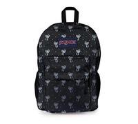 JANSPORT Big Day Pack Sac à Dos - Grand Sac à Dos pour Ordinateur Portable avec Deux Compartiments et Bretelles ergonomiques, capacité 34 L, 43.5 x 32.5 x 19 cm - Pastel Petal Black