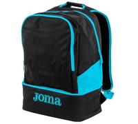 Sac à dos Joma Estadio III 23,8 L - noir/turquoise/vert fluo - renfort dos - taille S