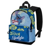 Sac à dos - Karactermania - Disney Stitch - 3 compartiments - Ripstop - Mixte