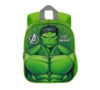 Sac Ã dos Karactermania Marvel Hulk Rage 3D Vert 11x26x31 cm