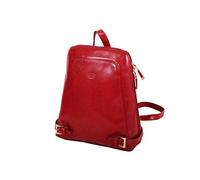 Sac à Dos Katana en Cuir de Vachette Collet K 82358, Rouge, Taille unique