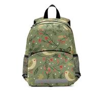 Sac à dos Kea Holly Bird à une sangle vert olive pour enfants | Sac à livres en laisse, pour garçon, mochilas para ni ? as de 3 a?os