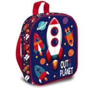 Sac à dos - Kids Licensing - Planet - 9 litres - Polyester - Bleu/Rouge
