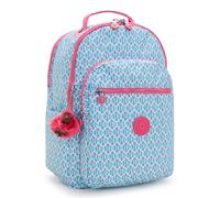 Sac À Dos Kipling Seoul College Dreamy Geo Grand Format ? 32 L Bleu Ciel TU