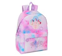 Safta 14.1´´ K-pop Demon Hunters Artist Laptop Bag 17l 31x43x13 Cm Rose Enfants