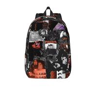 Sac à dos Lady Gaga Mayhem Music 2025 pour homme et femme, sac à dos de voyage pour lycée, ordinateur portable, sacs en toile avec poche Noir