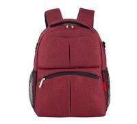 Sac à dos langer for bébé, sac imperméable de grande capacité, portable simple for, camping en plein air, adapté au maman et papa, choix cadeau for(Dark red)