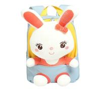 Sac à dos Lapin | BACKAG LOI POUVOIR AVEC BOULLE BUNNY PEIFFny A Une Poupée De Lapin Farcie Qui Peut Être Démonté De manière à pouvoir l'amener Non seulement à ScICAT, ZINC COMPLÉ DU BUNNY, Light Gray
