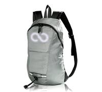 Sac à Dos Led - Sac à Dos de Voyage avec Motif pour Ordinateur Portable | Sac De Sécurité Pour Vélo Randonnée Sports Extérieurs Camping Trekking, Gris, Se référer à la description