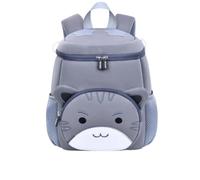 Sac à dos léger à motifs de dessins animés pour les tout-petits les enfants d'âge préscolaire. Sac à dos idéal pour la maternelle, avec des bretelles confortables, facile à ranger à (Grey, 34×26)