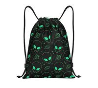 Sac à dos léger avec cordon de serrage et poche de couleur rouge vin, Alien, M