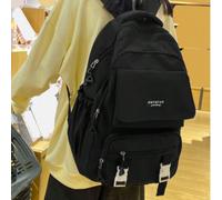 Sac à dos léger, décontracté, imperméable, portable avec patch lettrage décoratif et fonctionnel. Parfait pour les étudiants, les adolescentes, les universitaires et les jeunes professionnels. Idéal p