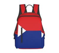 Sac à dos léger et décontracté Motif drapeau de Saint-Martin Grande capacité