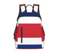 Sac à dos léger et décontracté Motif drapeau du Costa Rica Grande capacité
