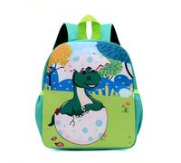 Sac à dos léger et décontracté populaire avec motif mignon de dinosaure, pour hommes et femmes, convient pour transporter des en-cas et de petits livres CartoonPolyamide