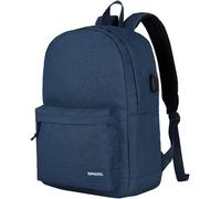 Sac à dos léger et décontracté pour ordinateur portable pour homme et femme,sac à dos classique pour université,voyage,travail,sac à dos pour les jeunes,les hommes et les adolescents Bleu