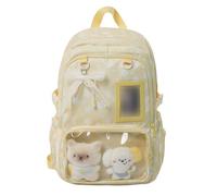 Sac à dos léger et mignon sur le thème des étoiles pour jeunes et seniors, jaune, Décontracté