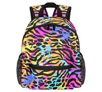 Sac à dos léger pour enfants de 3 à 8 ans - Motif chouette - Acquérir la sagesse, Multicolore 5., 25.4x10x30 CM/10x4x12 in