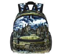 Sac à dos léger pour enfants de 3 à 8 ans Motif petit ours romantique, Multicolore 11., 25.4x10x30 CM/10x4x12 in