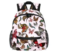 Sac à dos léger pour enfants de 3 à 8 ans Motif requins bleus, Multicolore 15., 25.4x10x30 CM/10x4x12 in